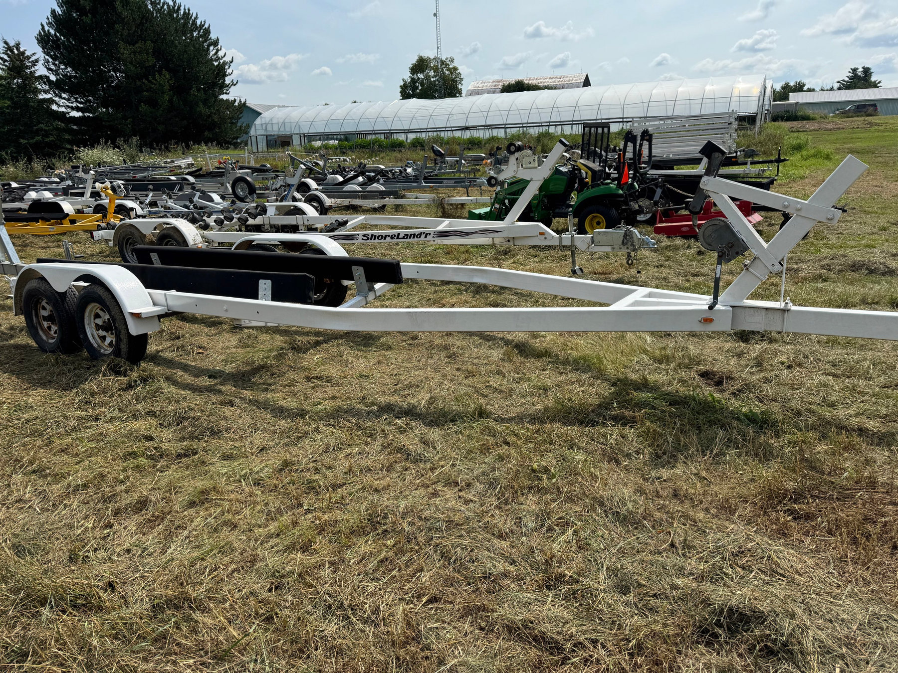 Tandem 2 3500lb axles boat trailer up to 26’ photo 3