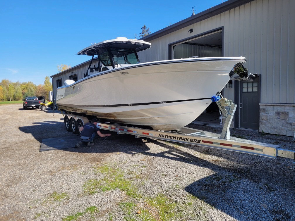 21,000lb Aluminum Boat Trailer 28-35ft Tri Axle photo 7