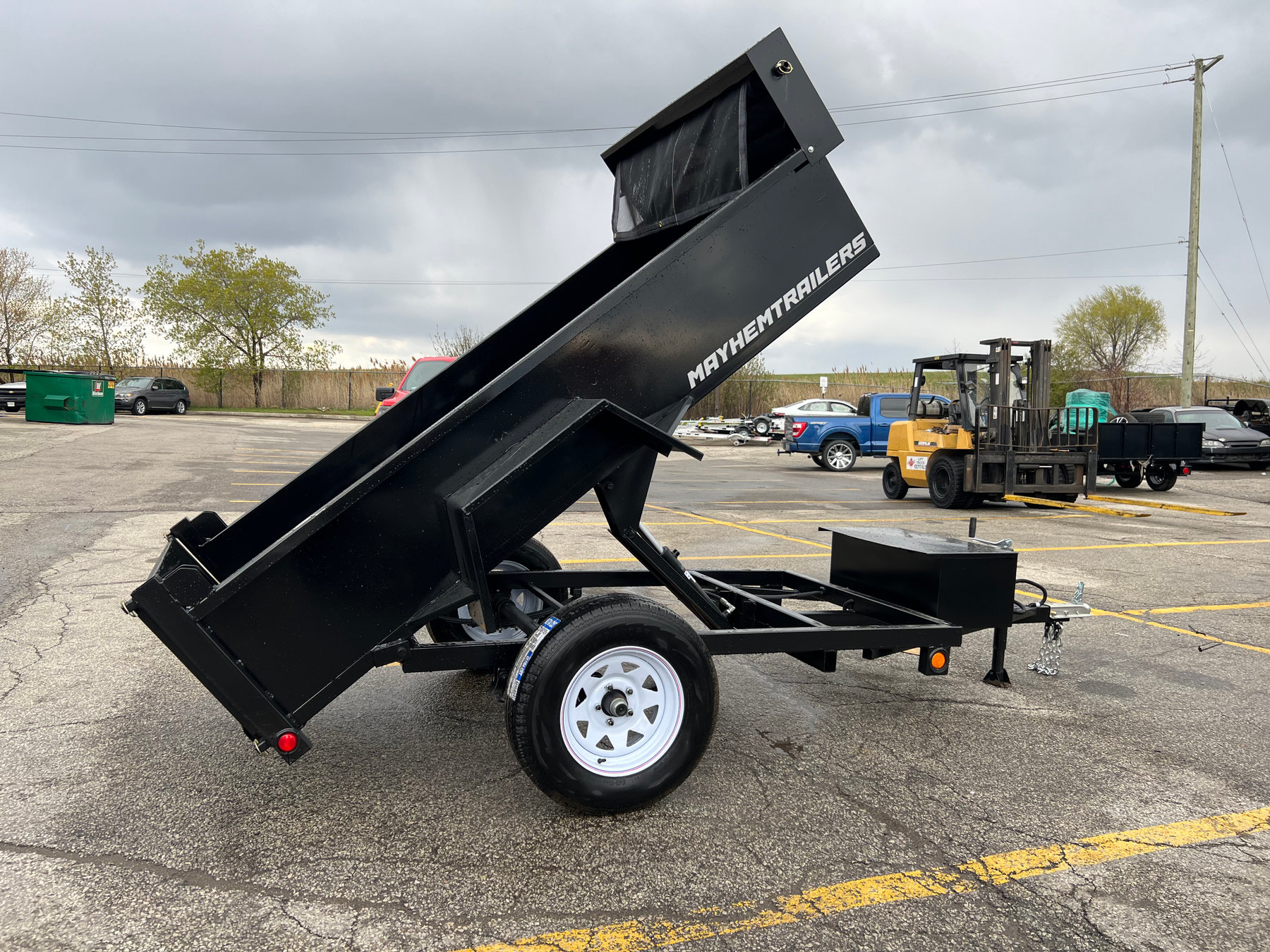 5'x 8' MINI DUMP TRAILER - MD583EB photo 2