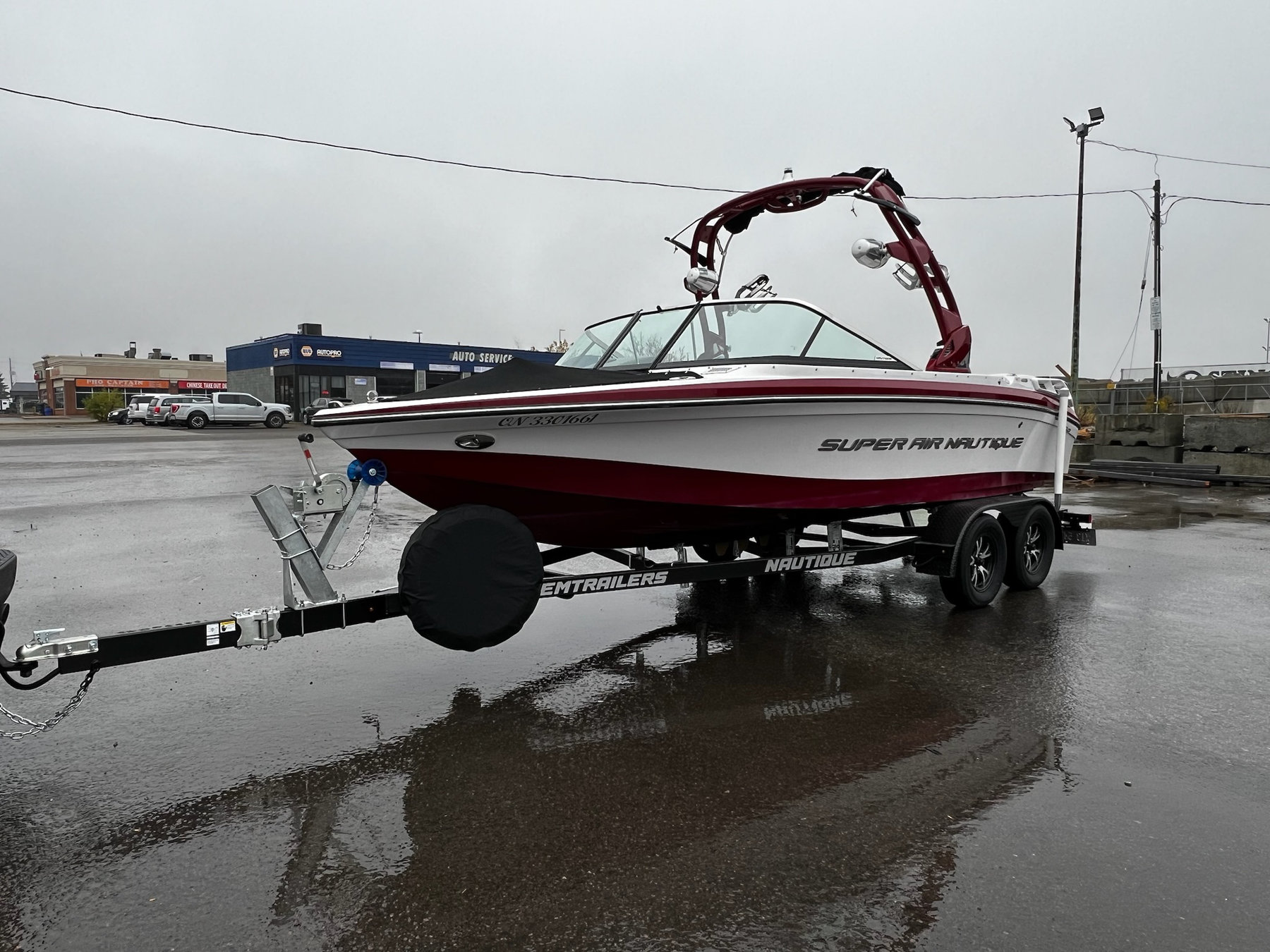 7,000lb Steel Wake/Ski Boat Trailer Tandem Axle photo 3