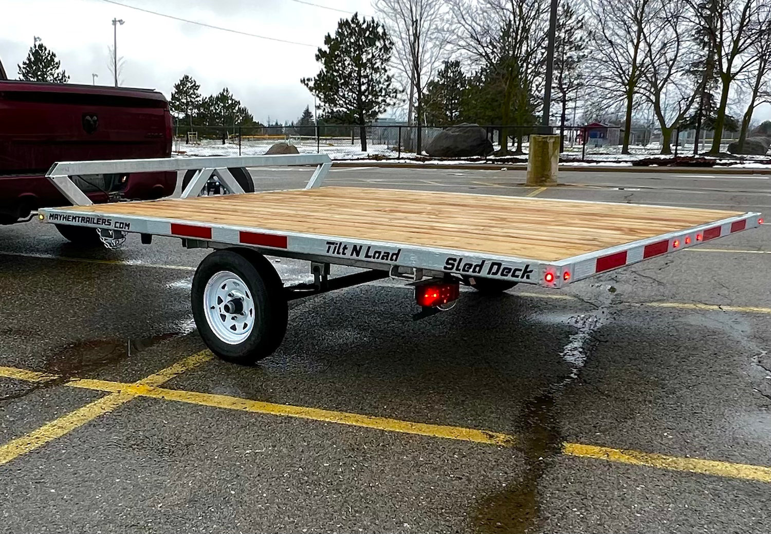 8'x12’ SNOWMOBILE TRAILER - FB810S photo 7