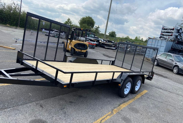 80 x 14 Tandem 7,000lb Dual Gate Atv/Utility Trailer