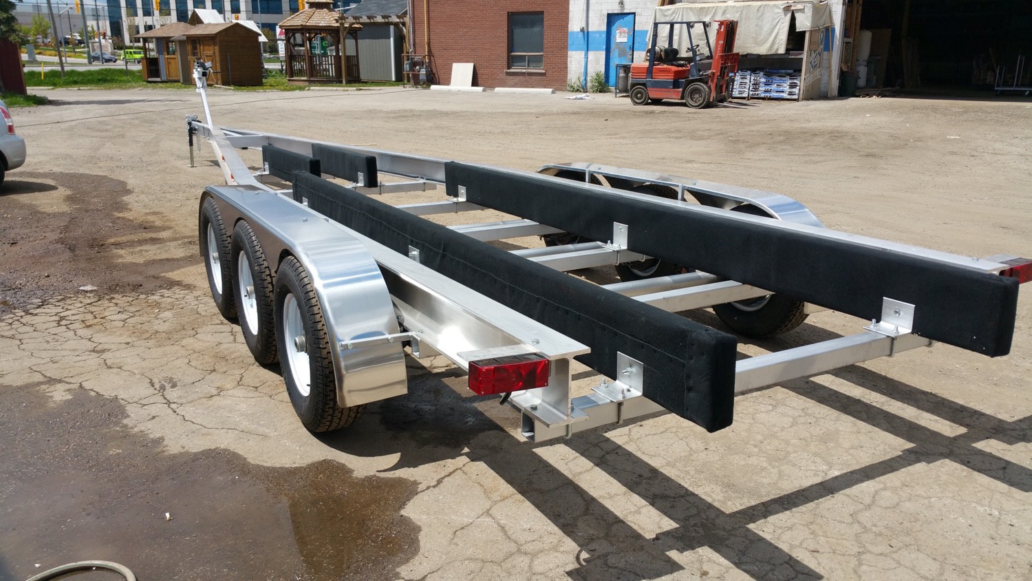 Mayhem boat trailers aluminum 15k tri axle photo 1