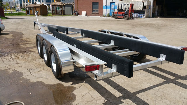 Mayhem boat trailers aluminum 15k tri axle
