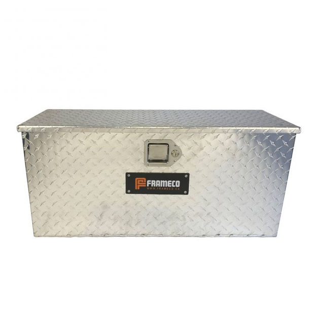 FRAMCO ALUMINUM TRAILER BOX (31" X 10" X 14")