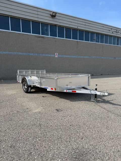 6 x 12 aluminum utility / ATV trailer with ramp 3500lb axle