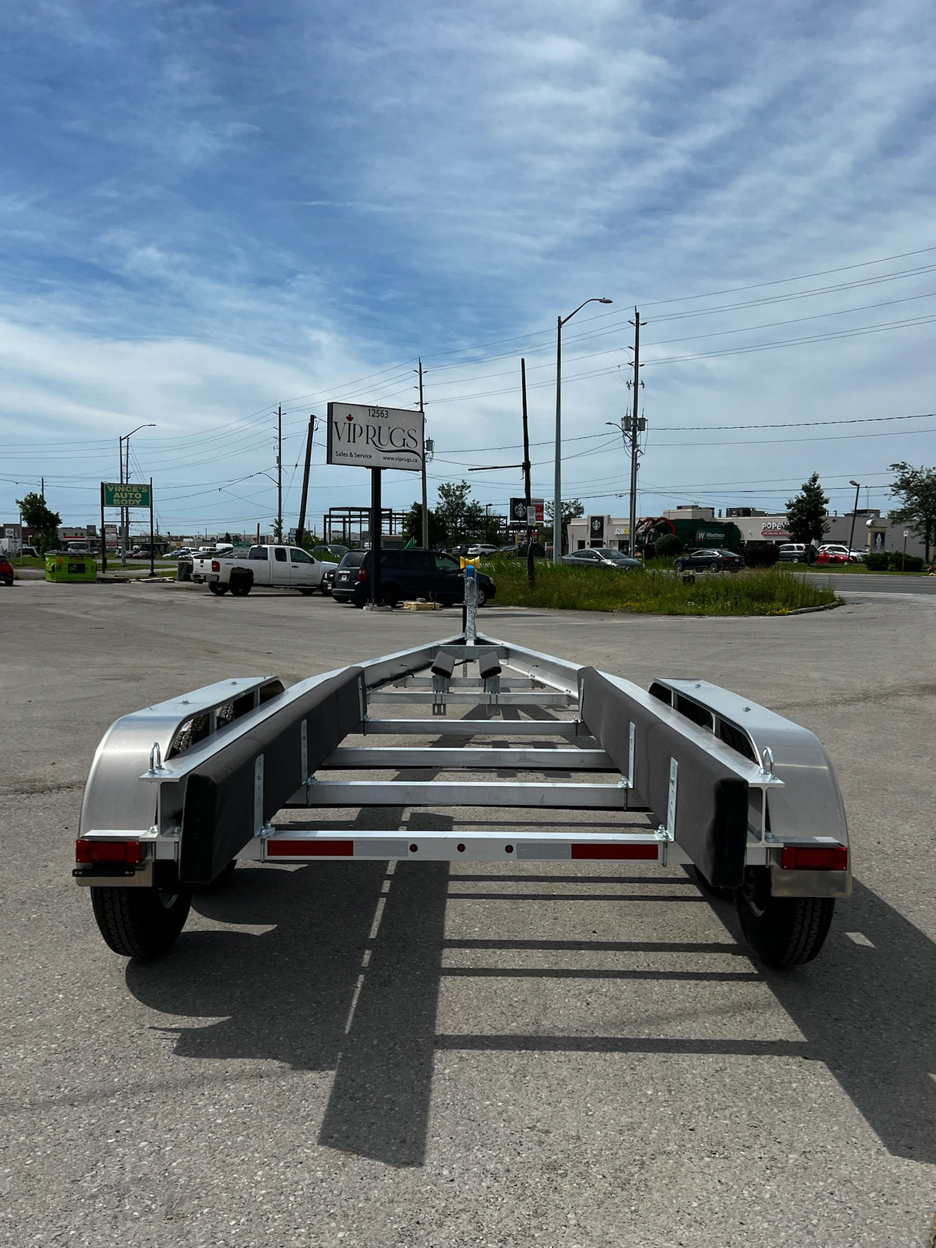 21,000lb Aluminum Boat Trailer 28-35ft Tri Axle photo 3