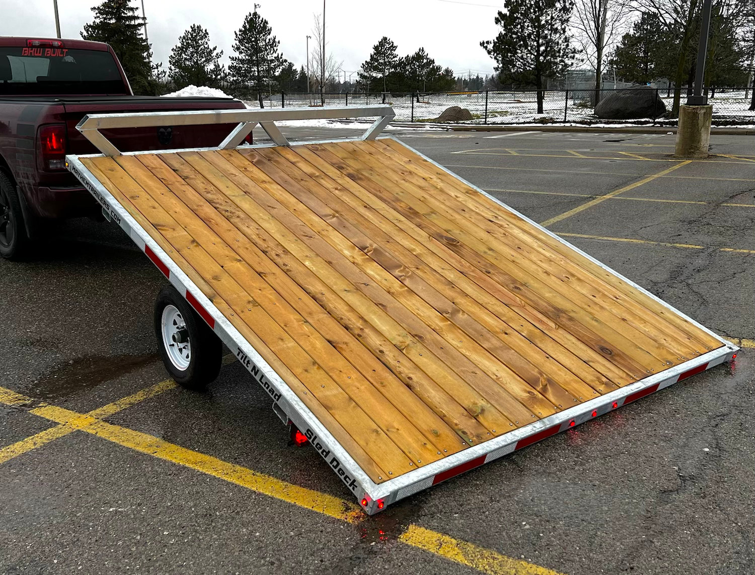 8'x12’ SNOWMOBILE TRAILER - FB810S photo 3