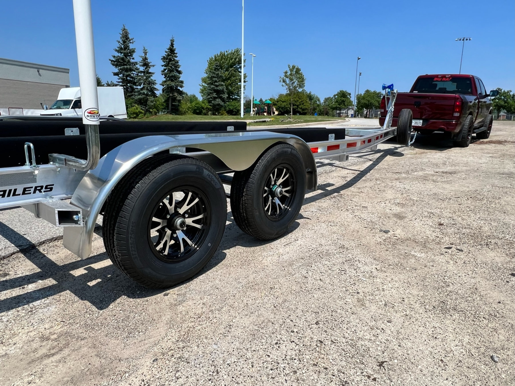 7,000lb Aluminum Boat Trailer Tandem 3,500lb Axles photo 5