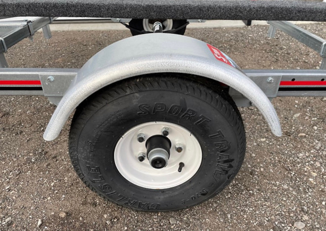 Small Boat Trailer up to 16ft Tin or Inflatable Boat Trailer photo 3