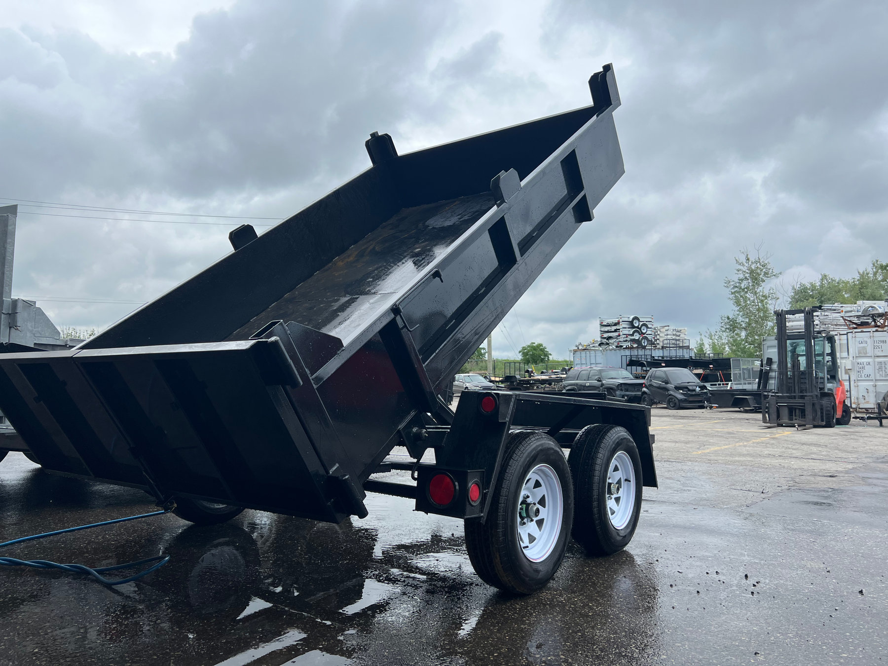 6'x 10' SCISSOR LIFT DUMP TRAILER (3.5 TON) - DTS610T3 photo 6