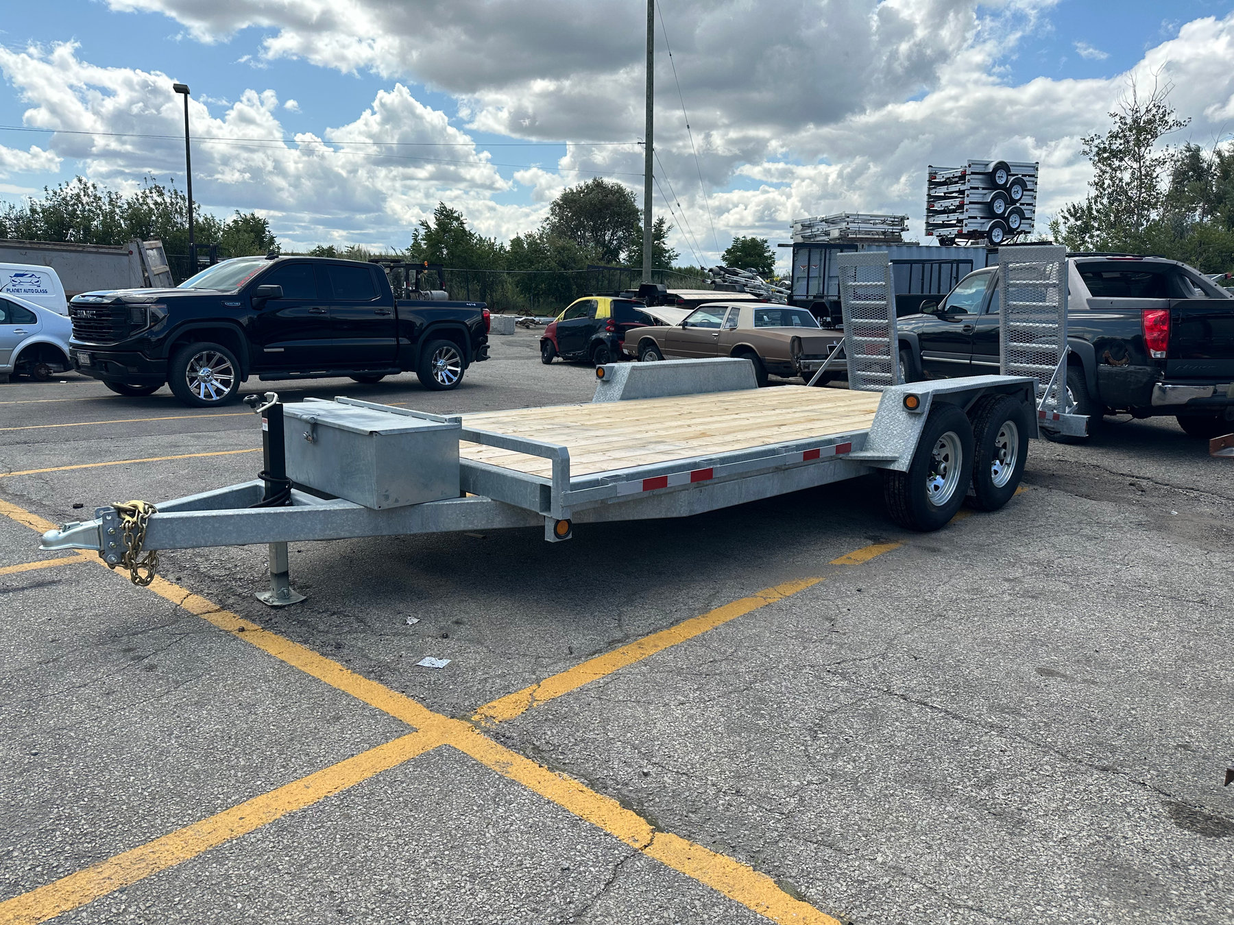 6.5 x 18 7 Ton Equipment Hauler Tandem 7,000lb Axles photo 1