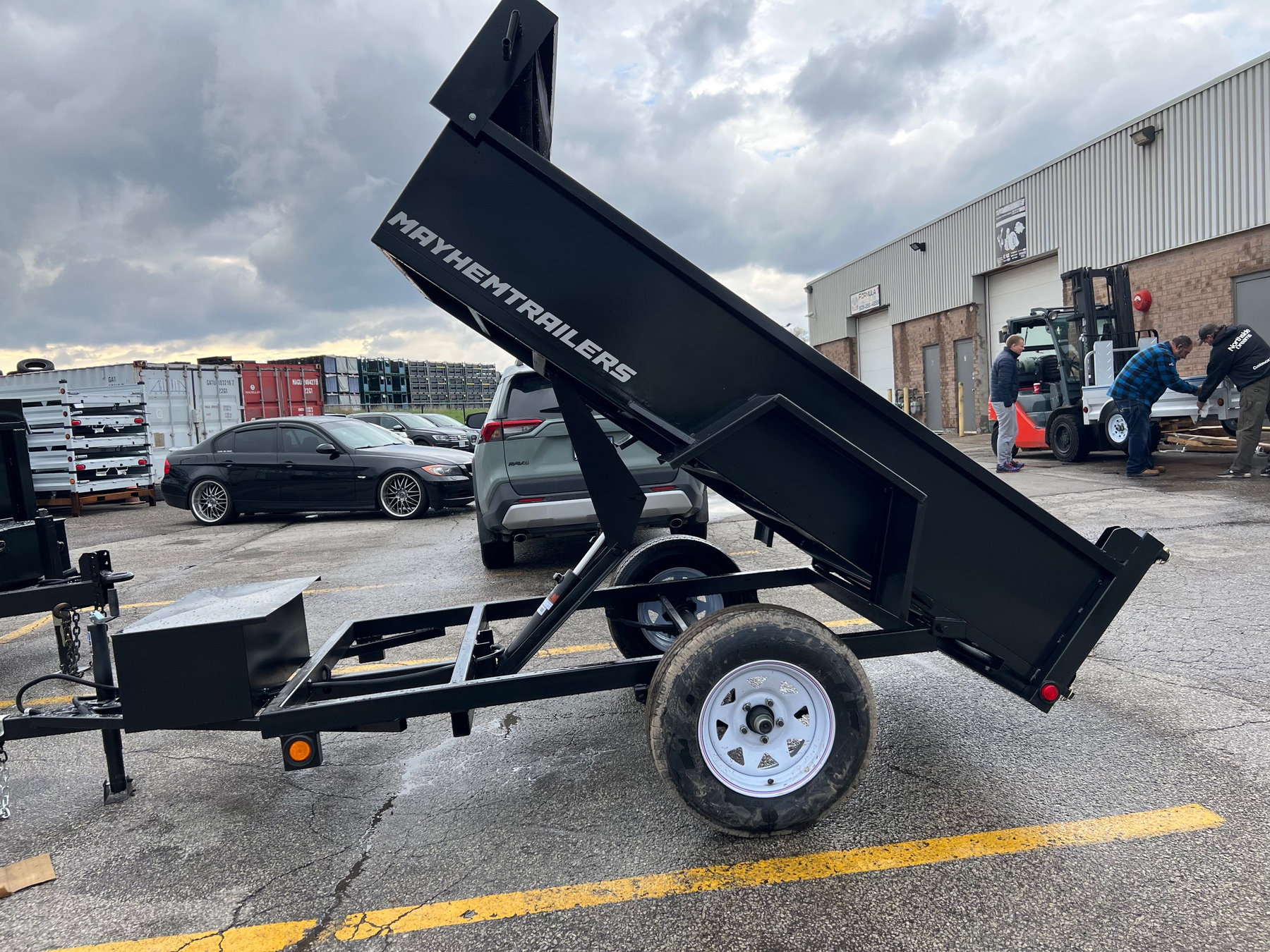 4'x 8' MINI DUMP TRAILER - MD483 photo 2