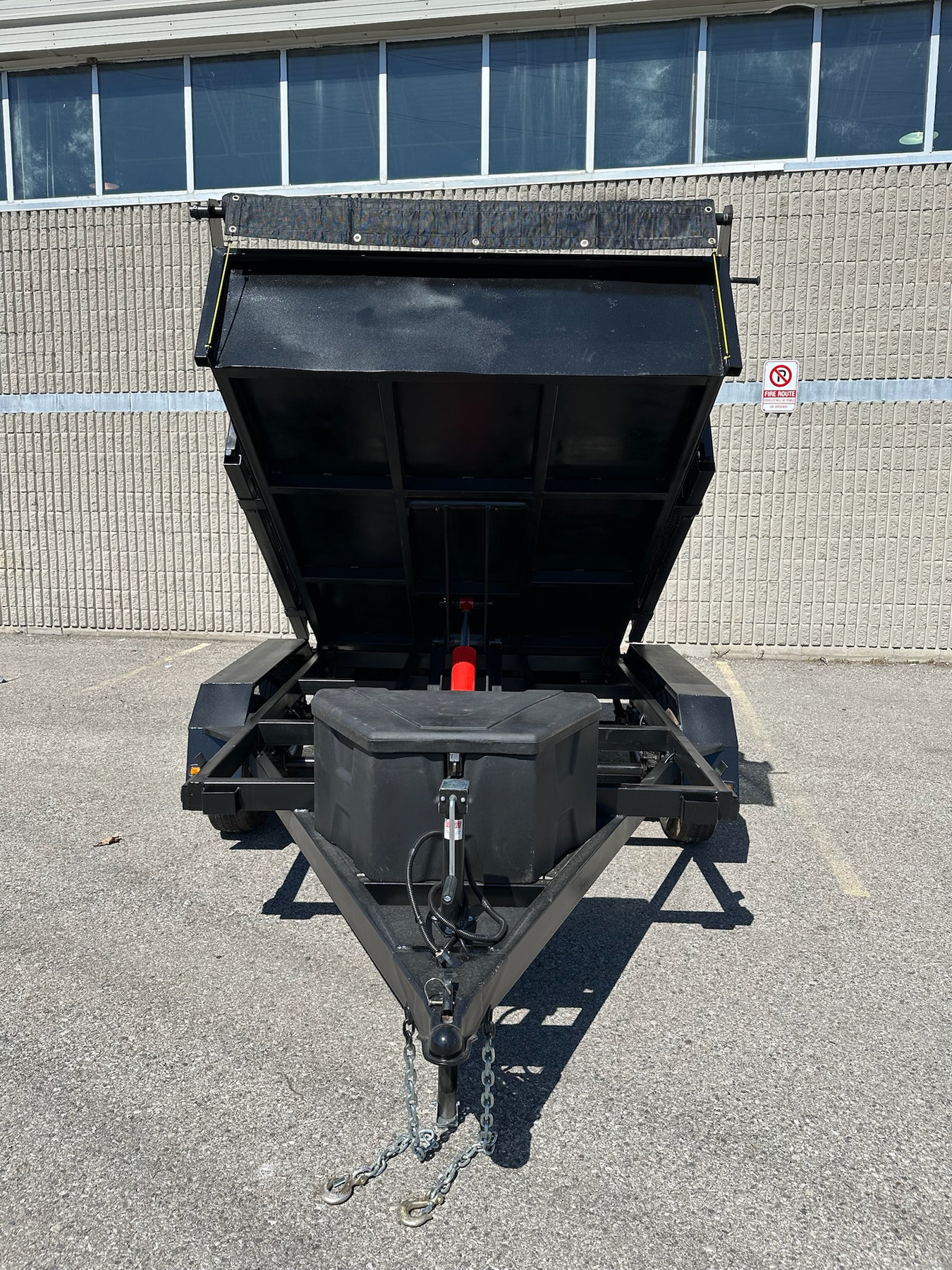 6 x 10 Scissor Lift 3.5Ton Dump Trailer With Ramps photo 8