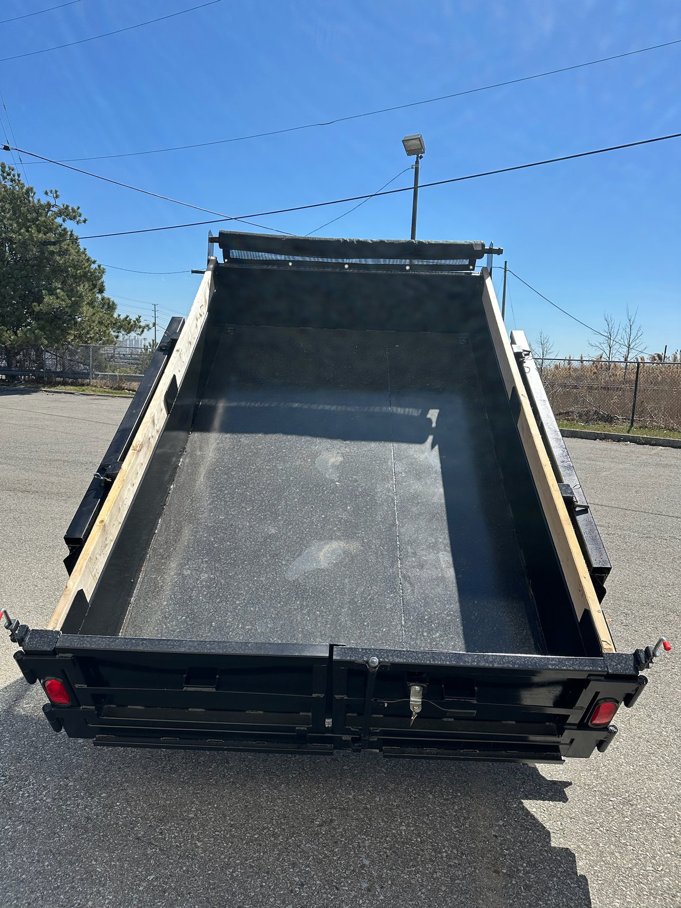 6 x 10 Scissor Lift 3.5Ton Dump Trailer With Ramps photo 4