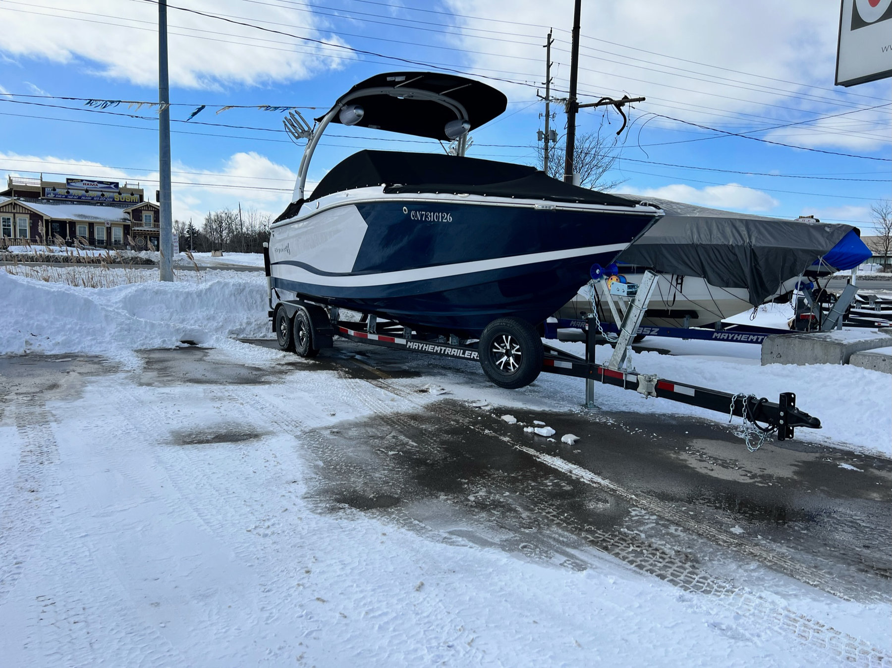 10,500lb Tandem Axle Wake/Ski Boat Trailer photo 7
