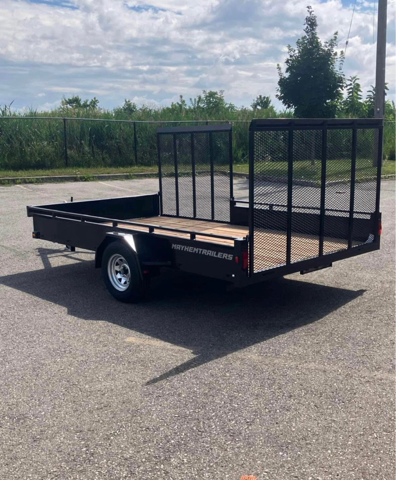 6.5'x 12' ATV/UTILITY TRAILER W/ DUAL GATE - ATV612 photo 2