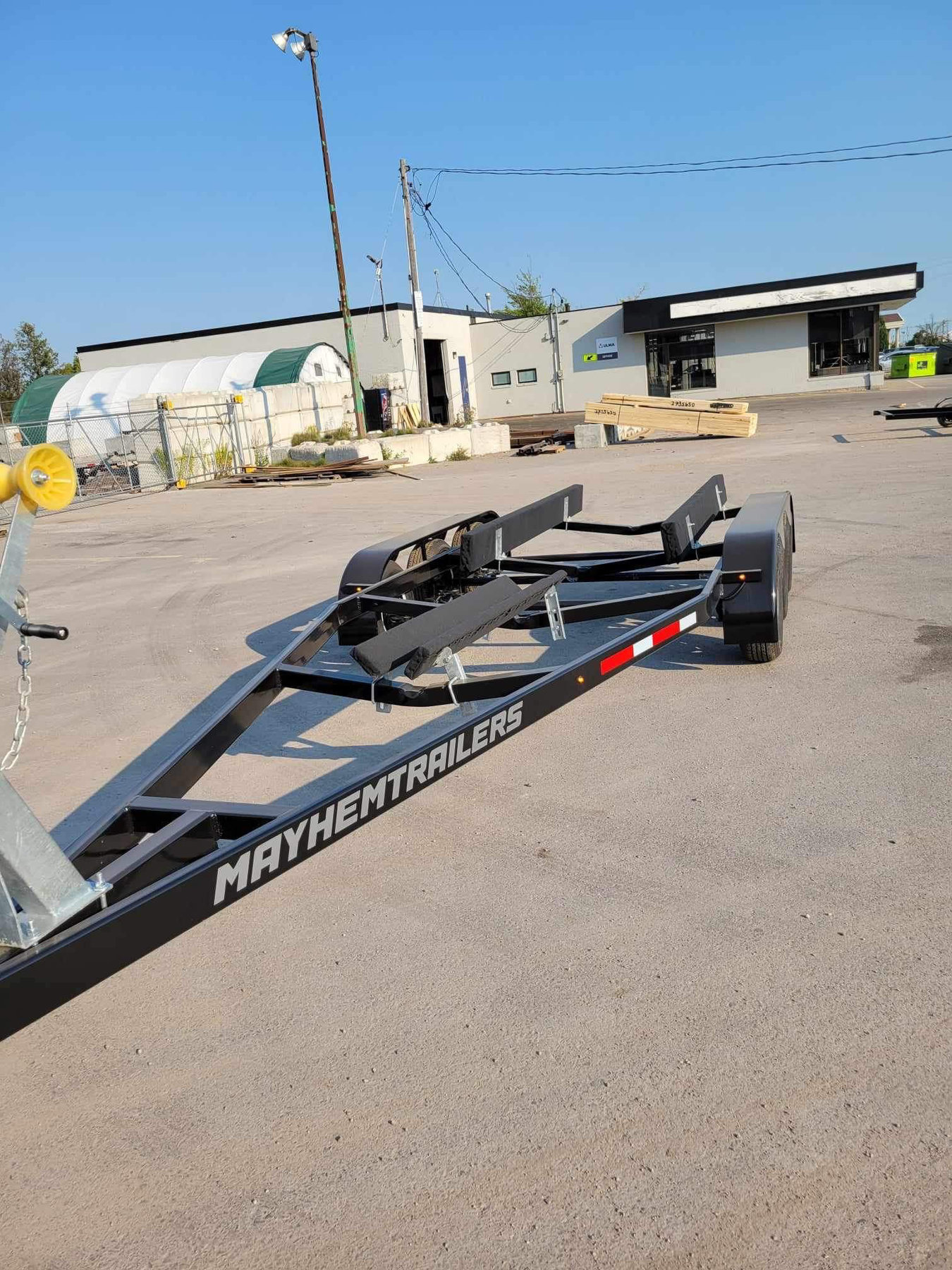 28-34ft Steel 10,500lb Boat Trailer Tri Axle photo 4