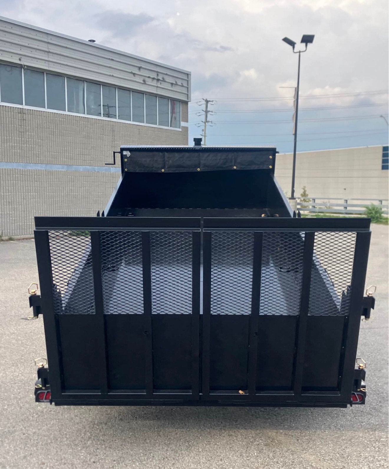 6.5 x 14 7 Ton Combo Gate Black Dump Trailer photo 4