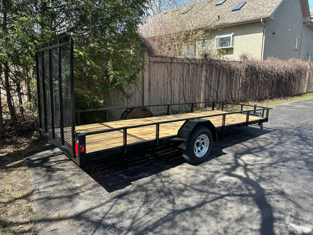 5x14 and 5x16inline atv snowmobile trailer