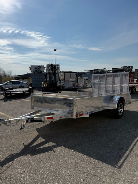 Aluminum 6 x 10 Utility / ATV Trailer 3500lb axle