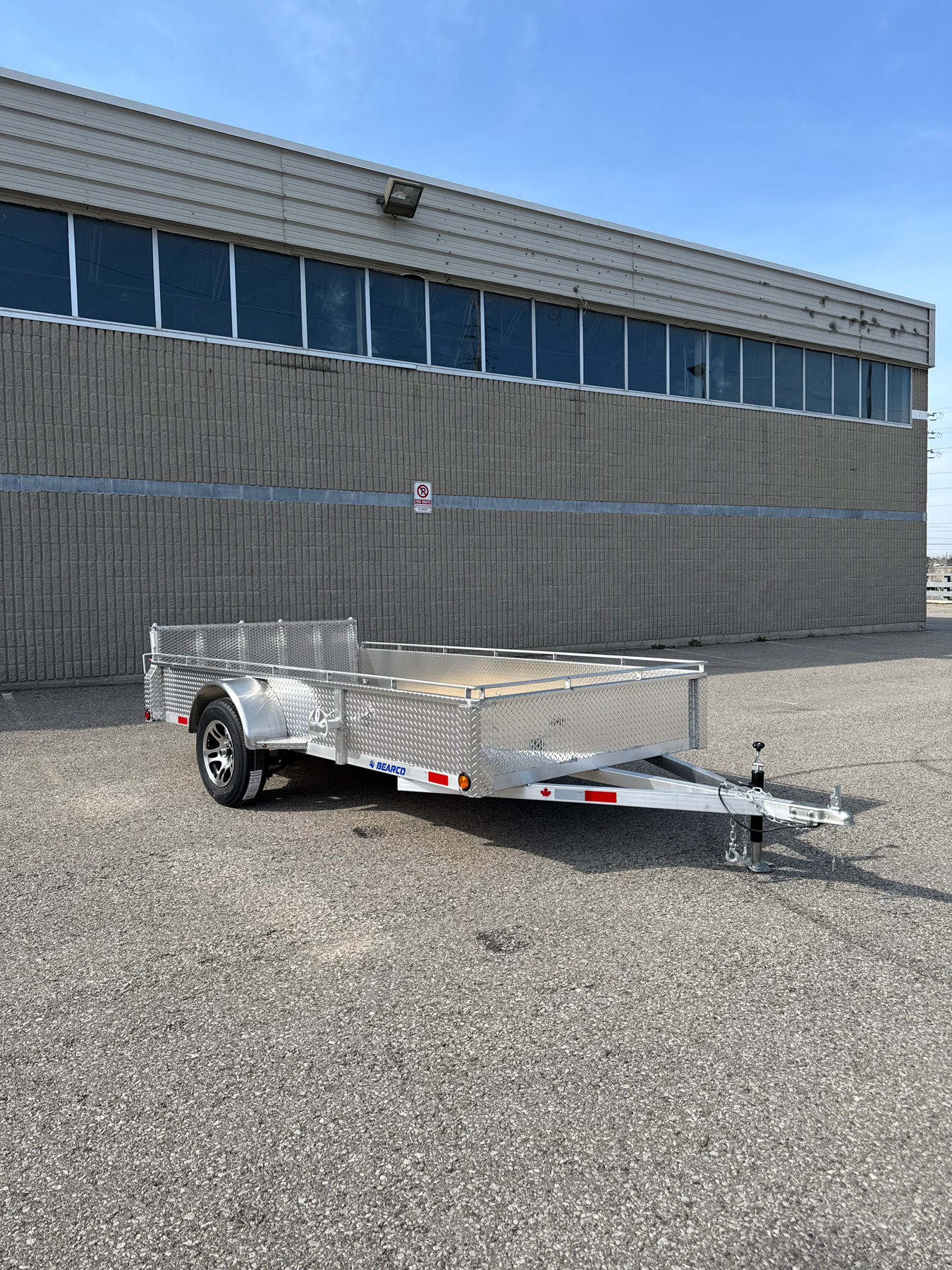 6 x 12 aluminum utility / ATV trailer with ramp 3500lb axle photo 7