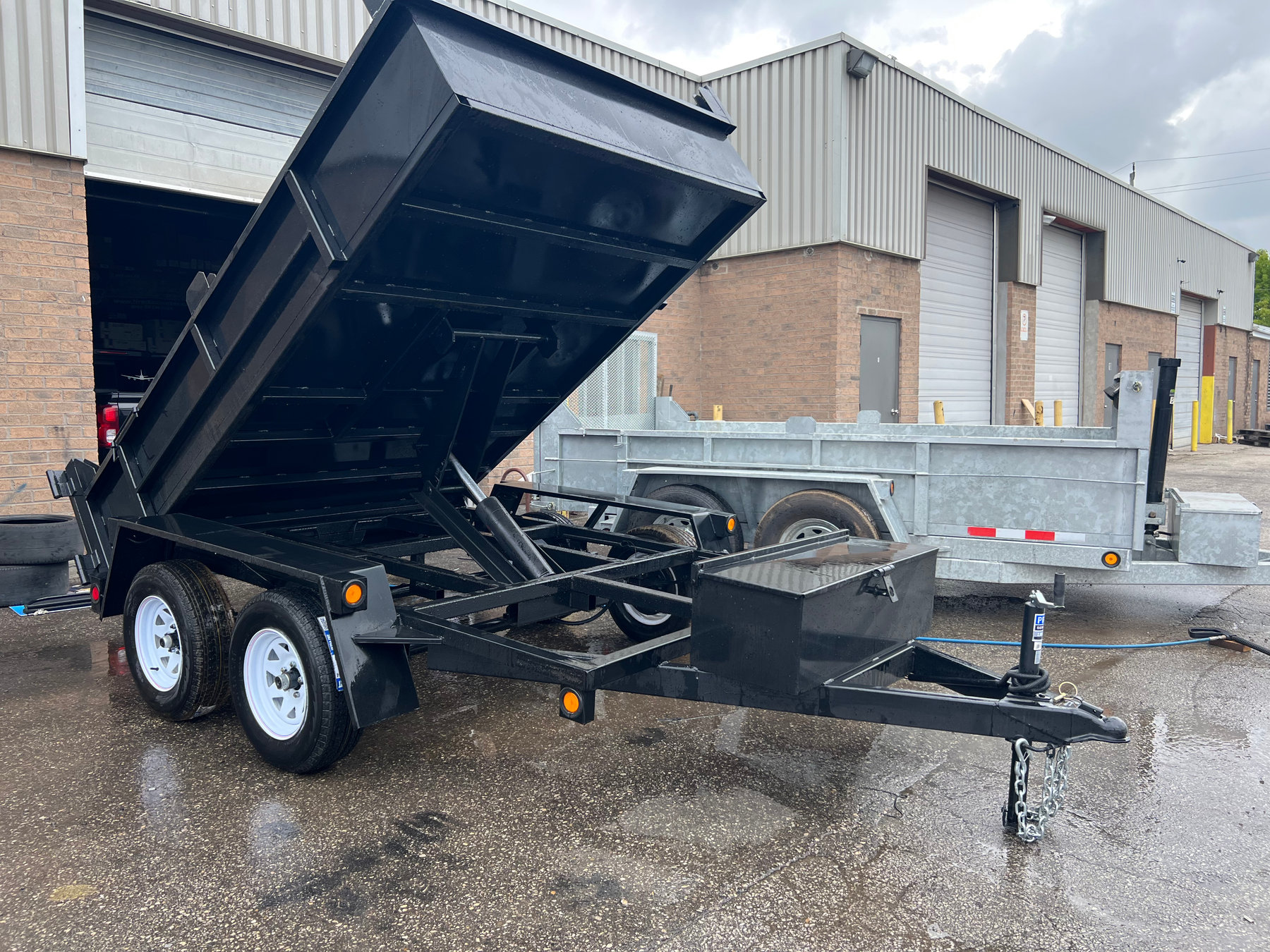 6'x 10' SCISSOR LIFT DUMP TRAILER (3.5 TON) - DTS610T3 photo 5