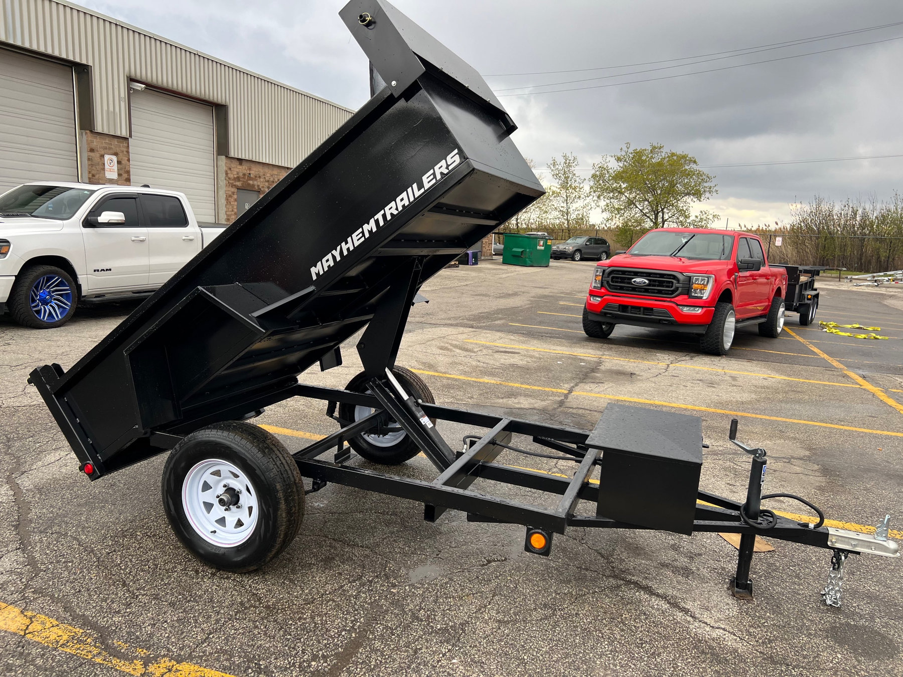 4'x 8' MINI DUMP TRAILER - MD483 photo 4
