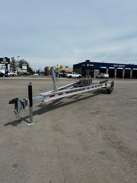 21,000lb 36-42ft Aluminum Boat Trailer Tri Axle