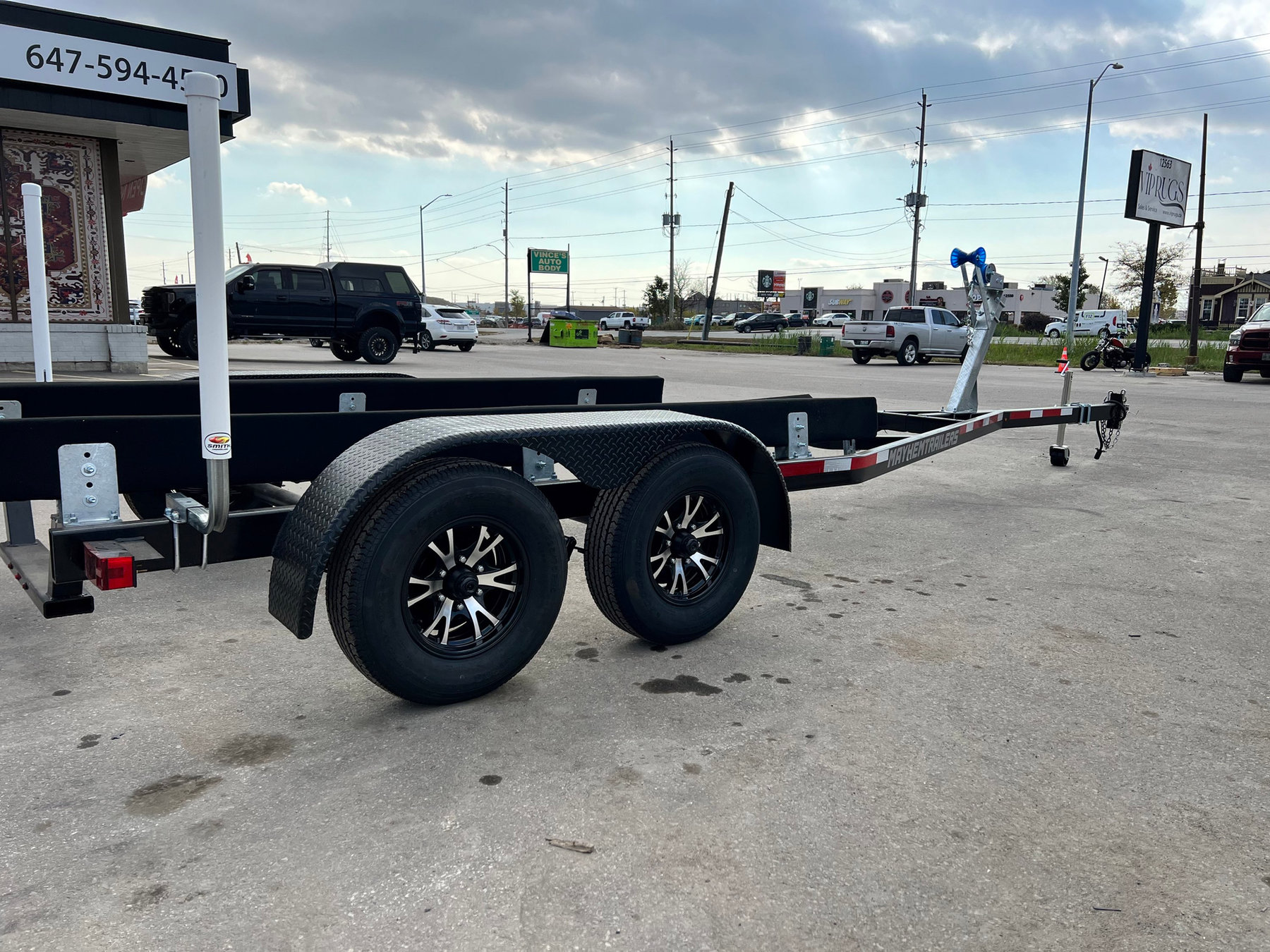 7,000lb Steel Wake/Ski Boat Trailer Tandem Axle photo 1