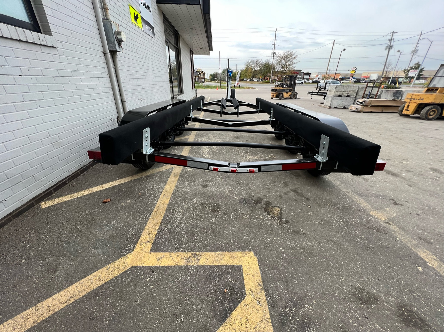 28-34ft Steel 10,500lb Boat Trailer Tri Axle photo 3