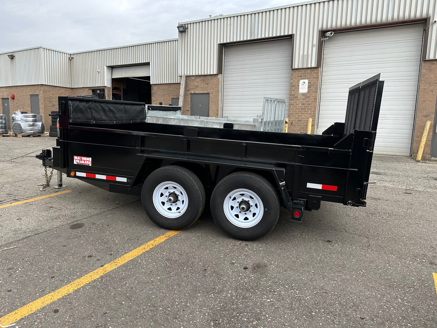 6'x 12' COMBO DUMP TRAILER - DTC612T7 photo 3