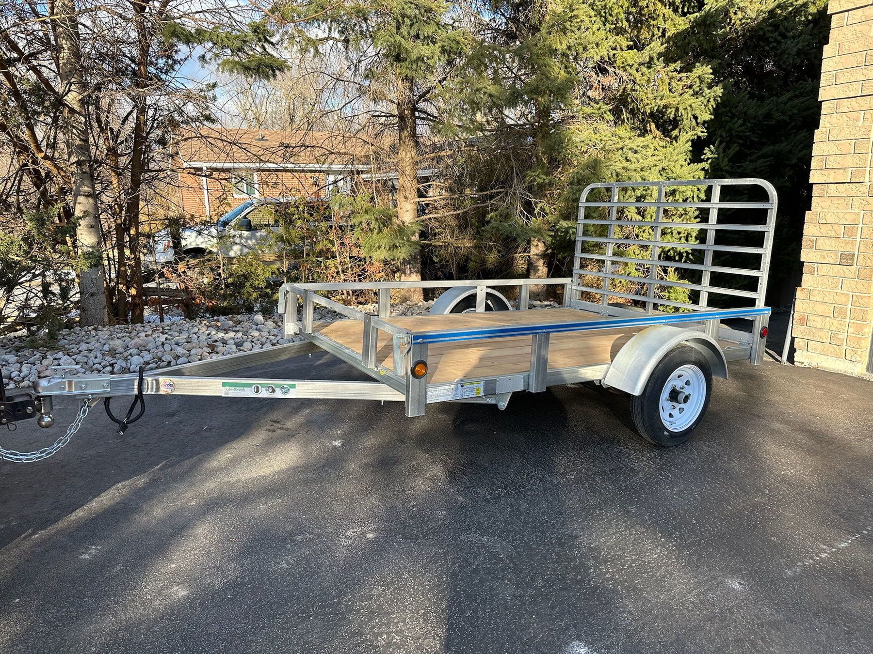 5x8’ galvanized cargo utility trailer photo 1