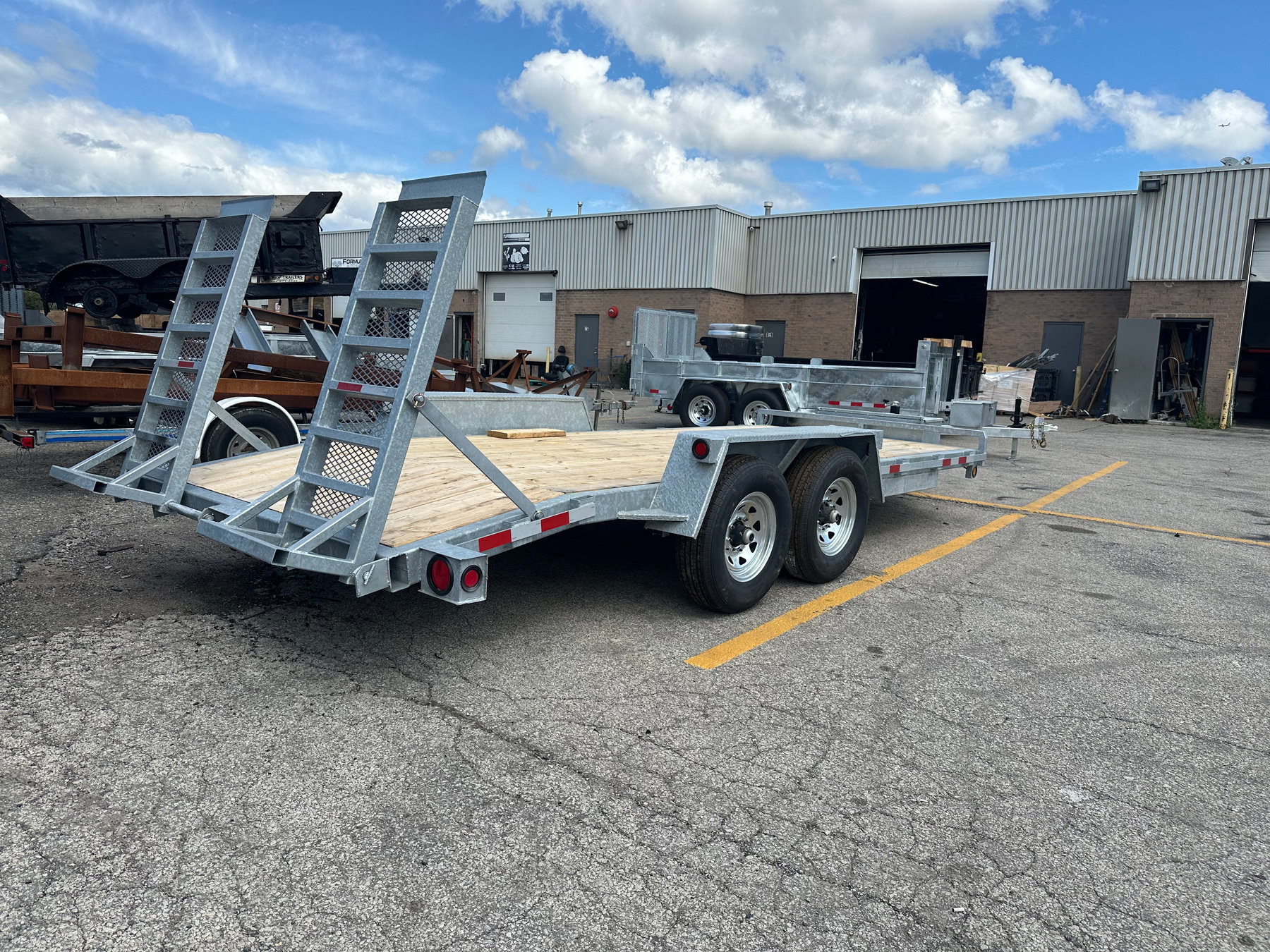 6.5 x 18 7 Ton Equipment Hauler Tandem 7,000lb Axles photo 3