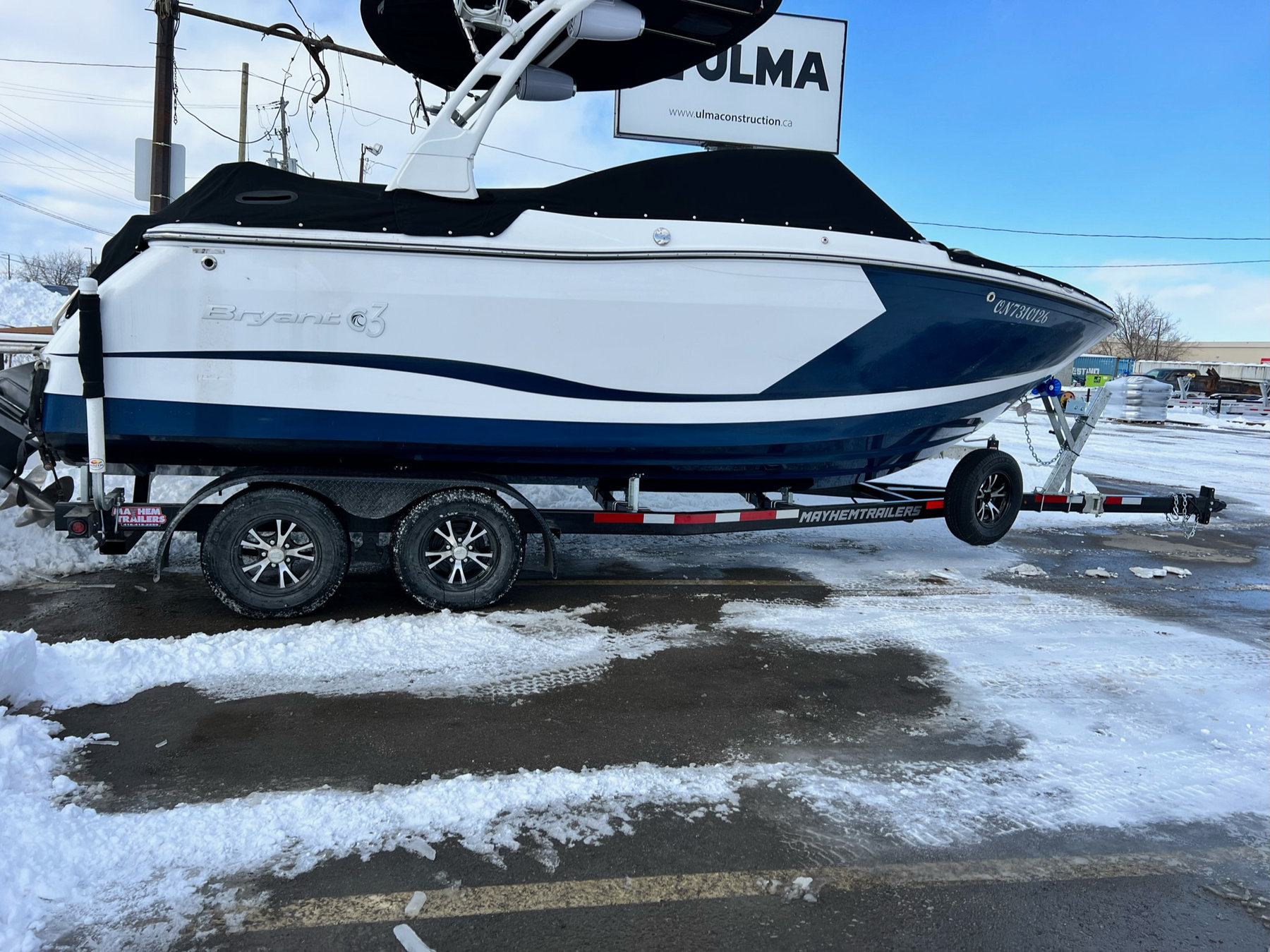 10,500lb Tandem Axle Wake/Ski Boat Trailer photo 8