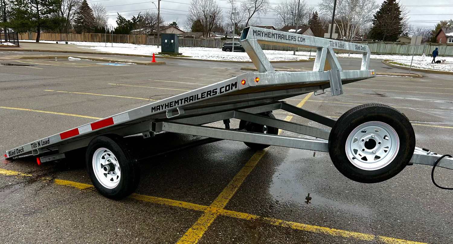 8'x12’ SNOWMOBILE TRAILER - FB810S photo 4