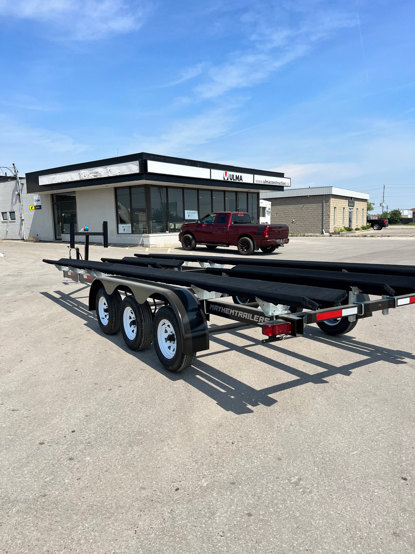 Pontoon boat trailer 25/30 Tandem Trailer photo 1