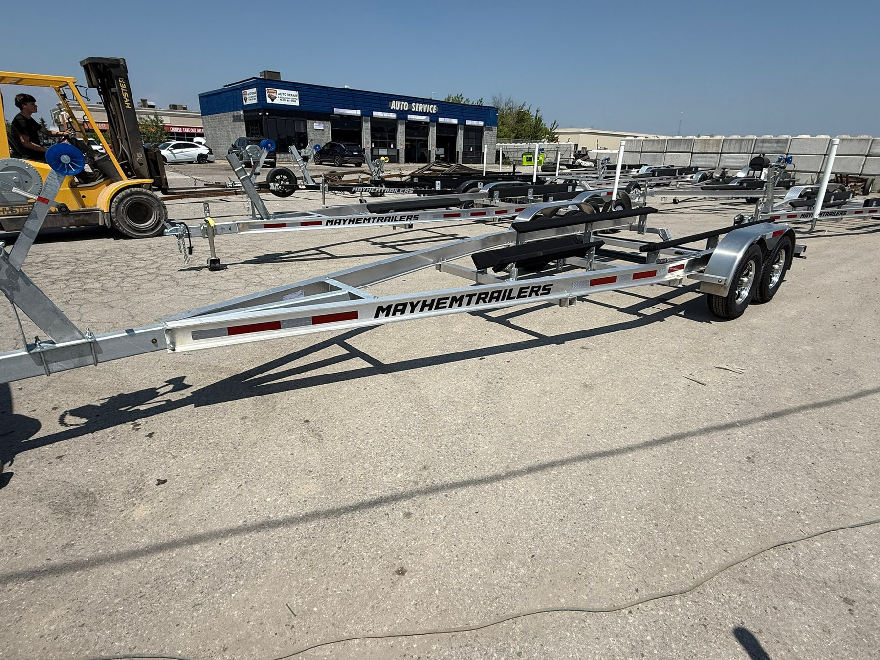 7,000lb Tandem Alumimum Wake / Ski Boat Trailer with Notch photo 1