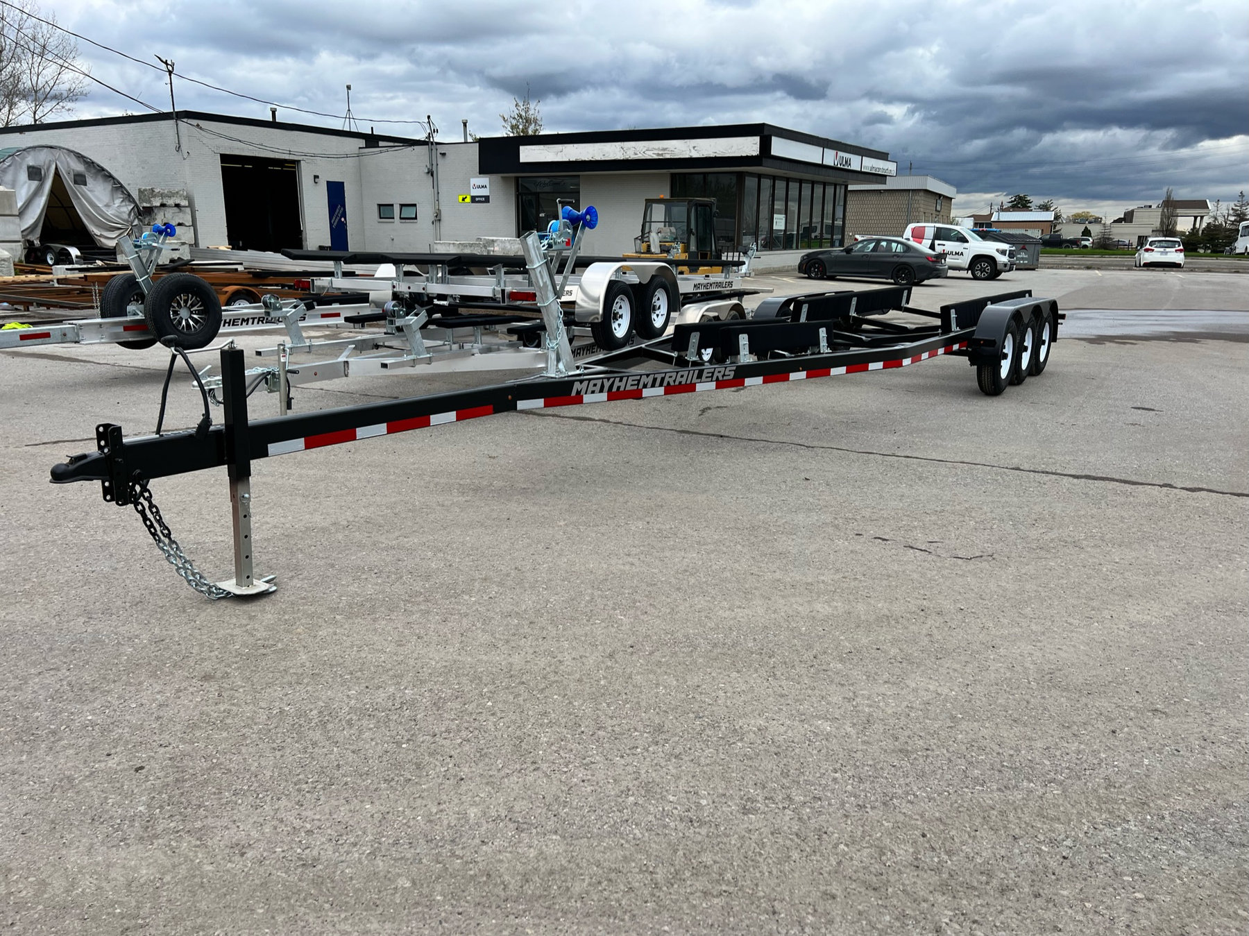 28-34ft Steel 15,000lb Boat Trailer Tri Axle photo 5