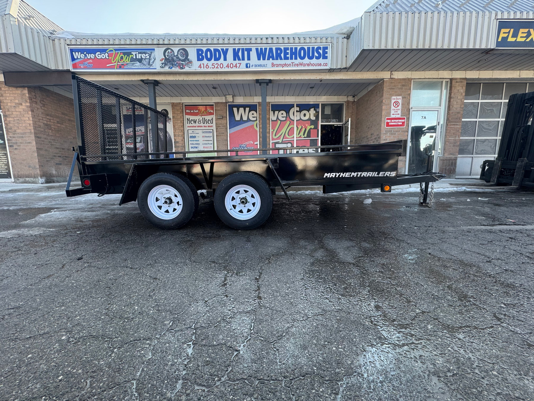 6.5'x 12' TANDEM LANDSCAPE TRAILER - LS612T photo 1