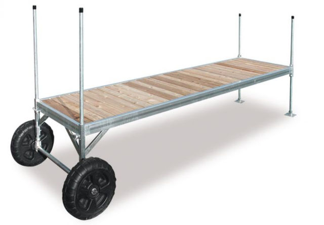 4' x 15' SECTION RED CEDAR ON WHEELS - QRC-0415