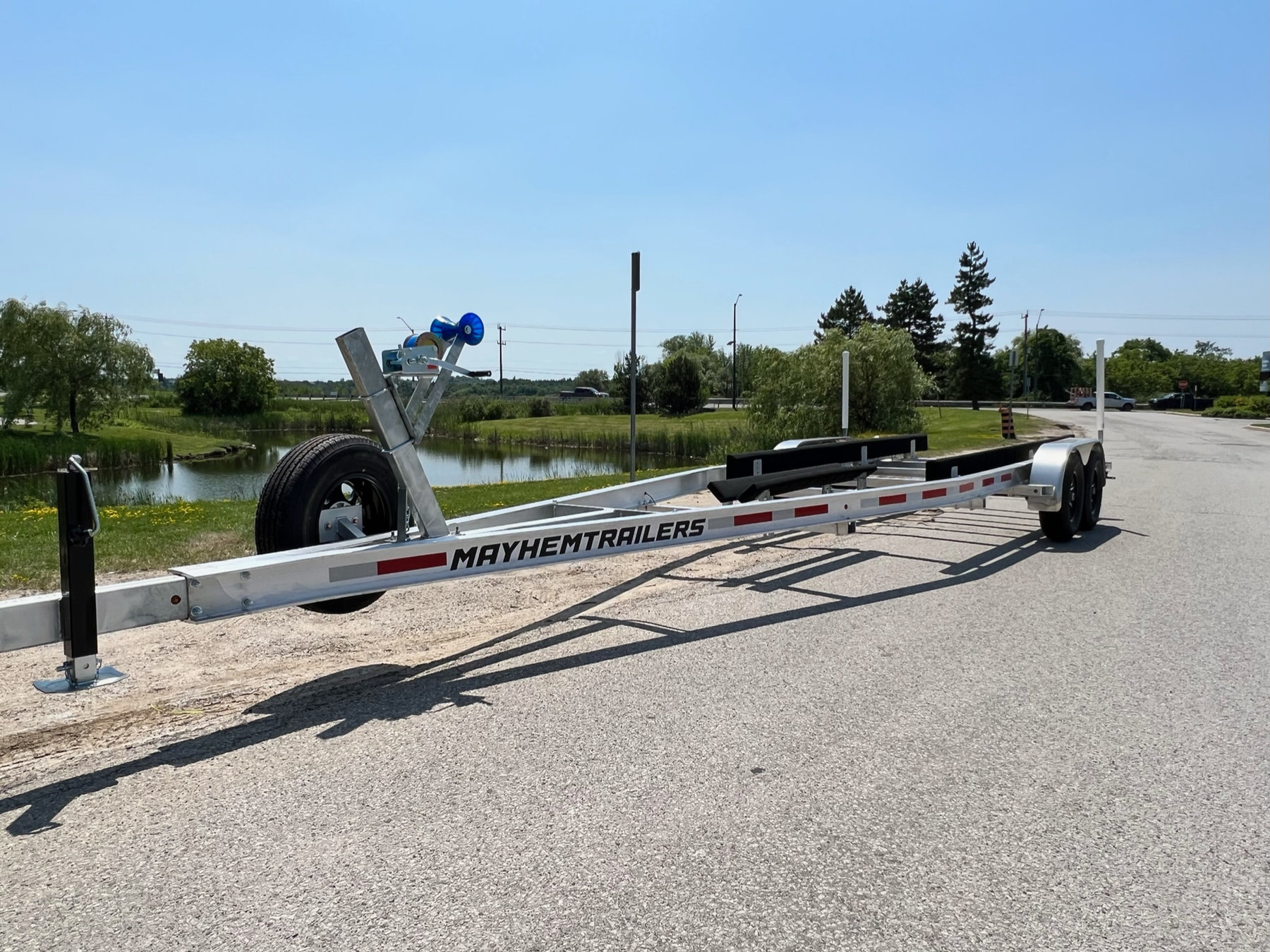 7,000lb Aluminum Boat Trailer Tandem 3,500lb Axles photo 1