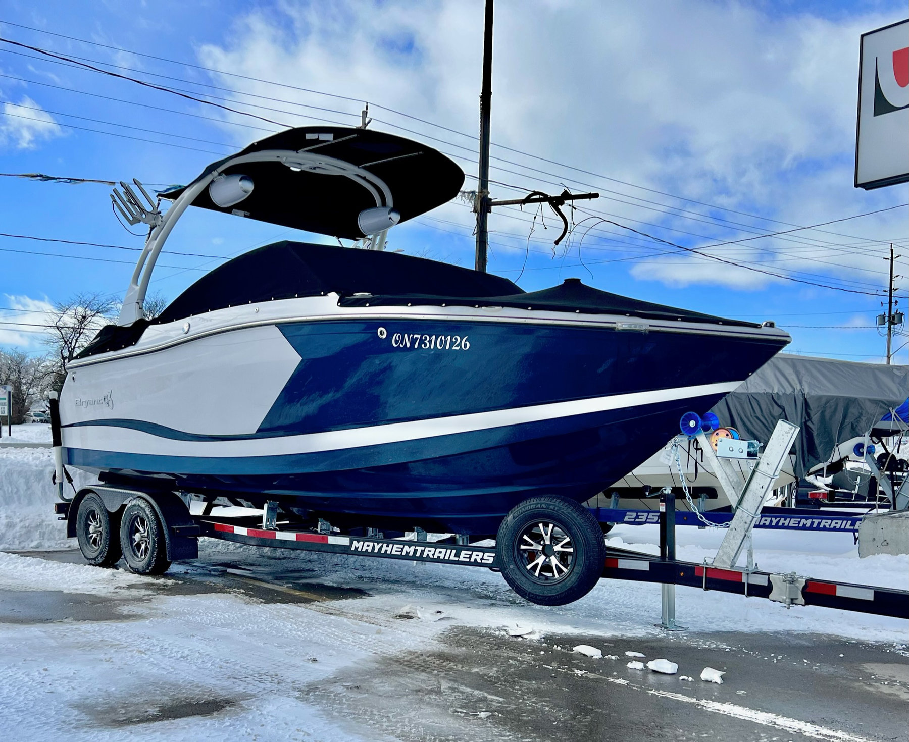 10,500lb Tandem Axle Wake/Ski Boat Trailer photo 6