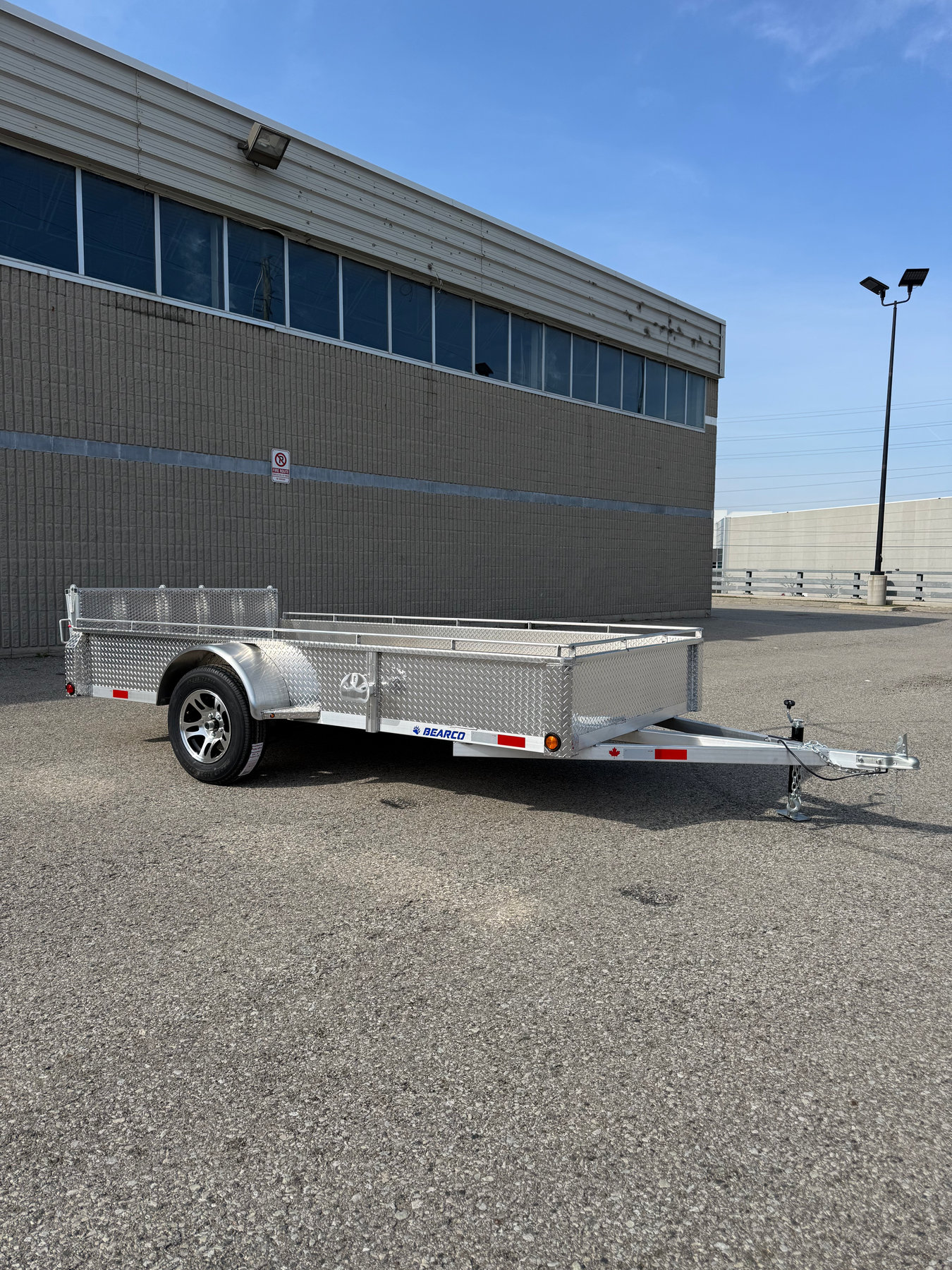 6 x 12 aluminum utility / ATV trailer with ramp 3500lb axle photo 6