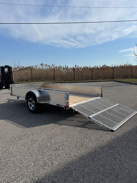 5 x 10 Aluminum Utility / ATV with ramp 3500lb axle