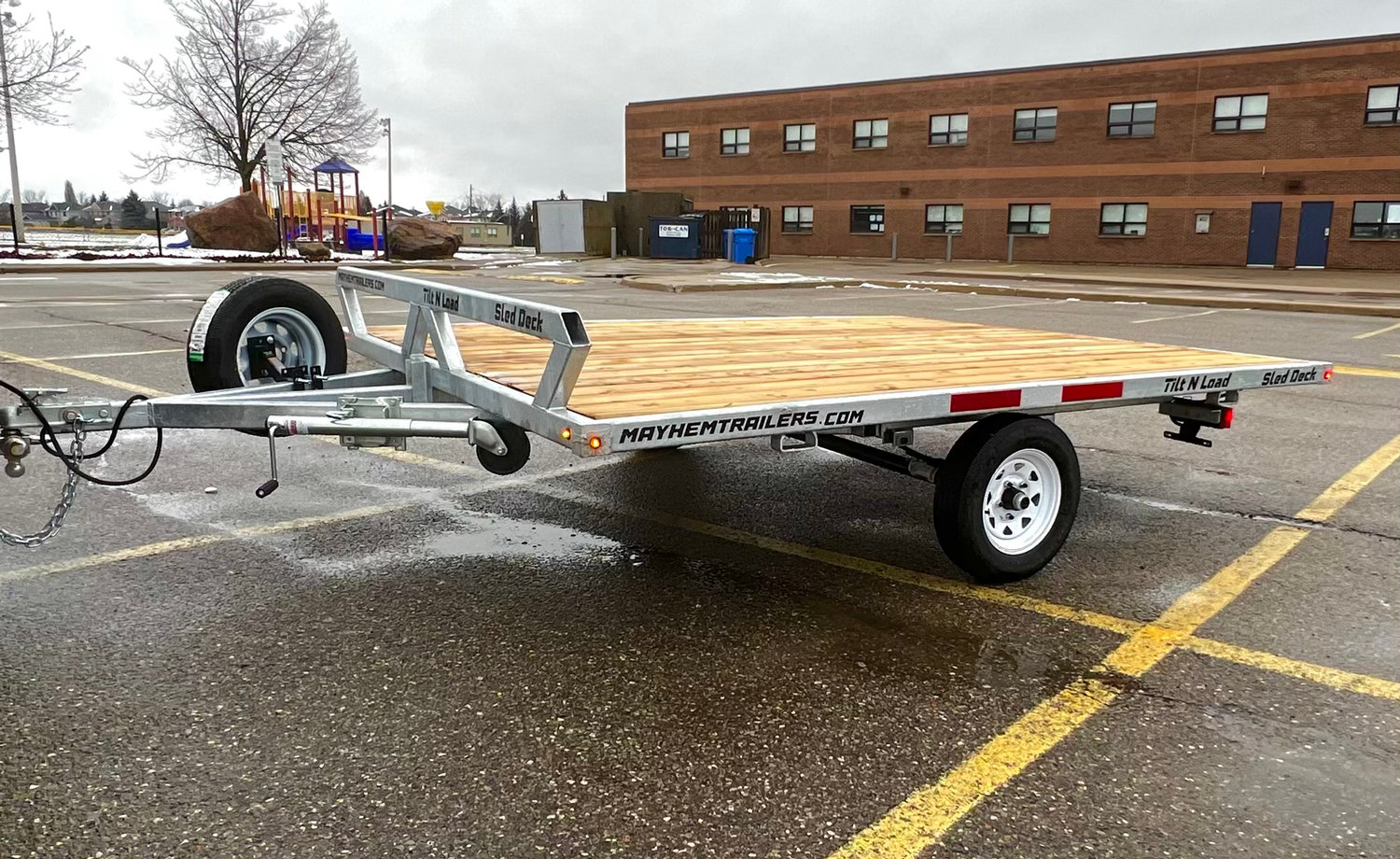 8'x12’ SNOWMOBILE TRAILER - FB810S photo 5
