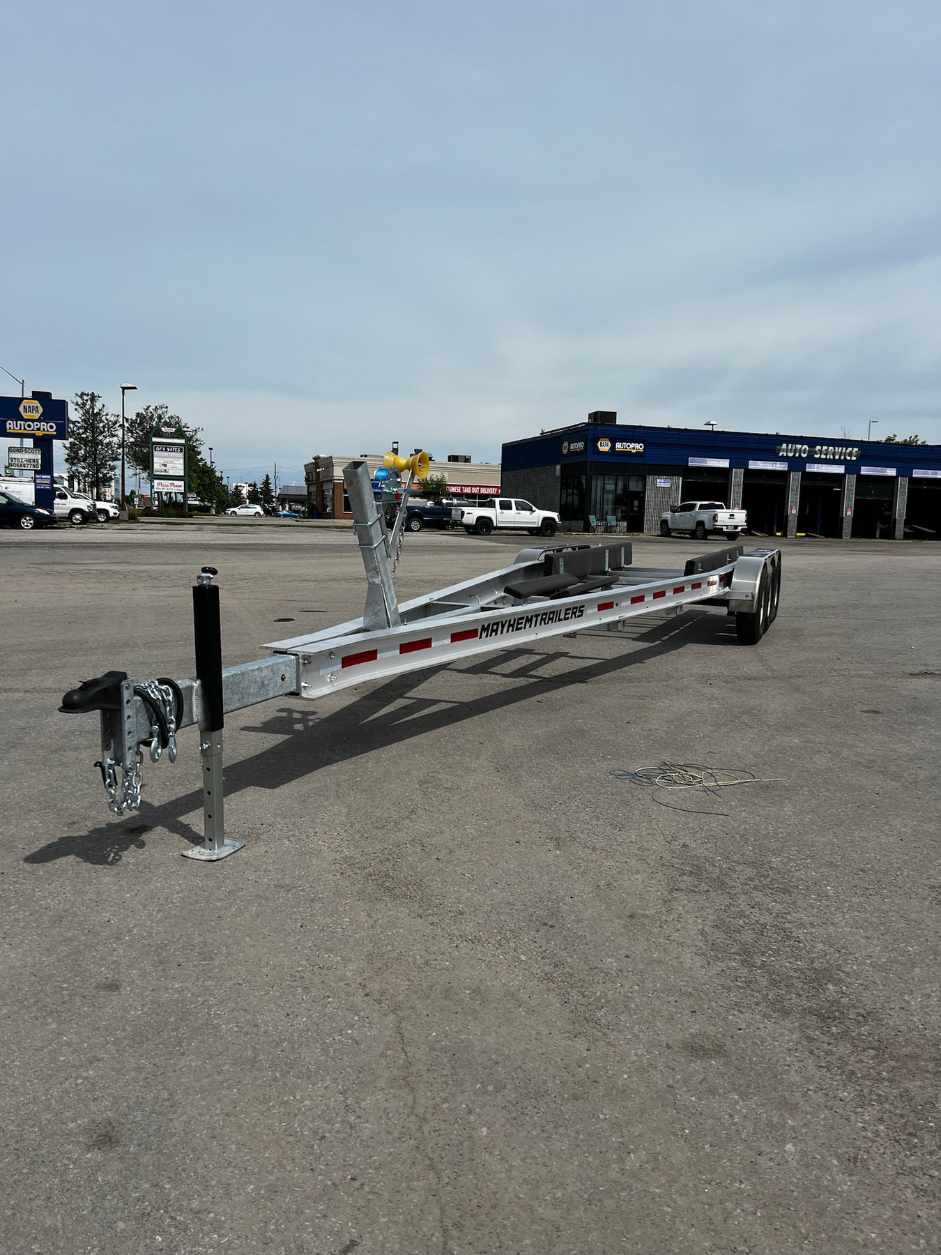 21,000lb Aluminum Boat Trailer 28-35ft Tri Axle photo 5