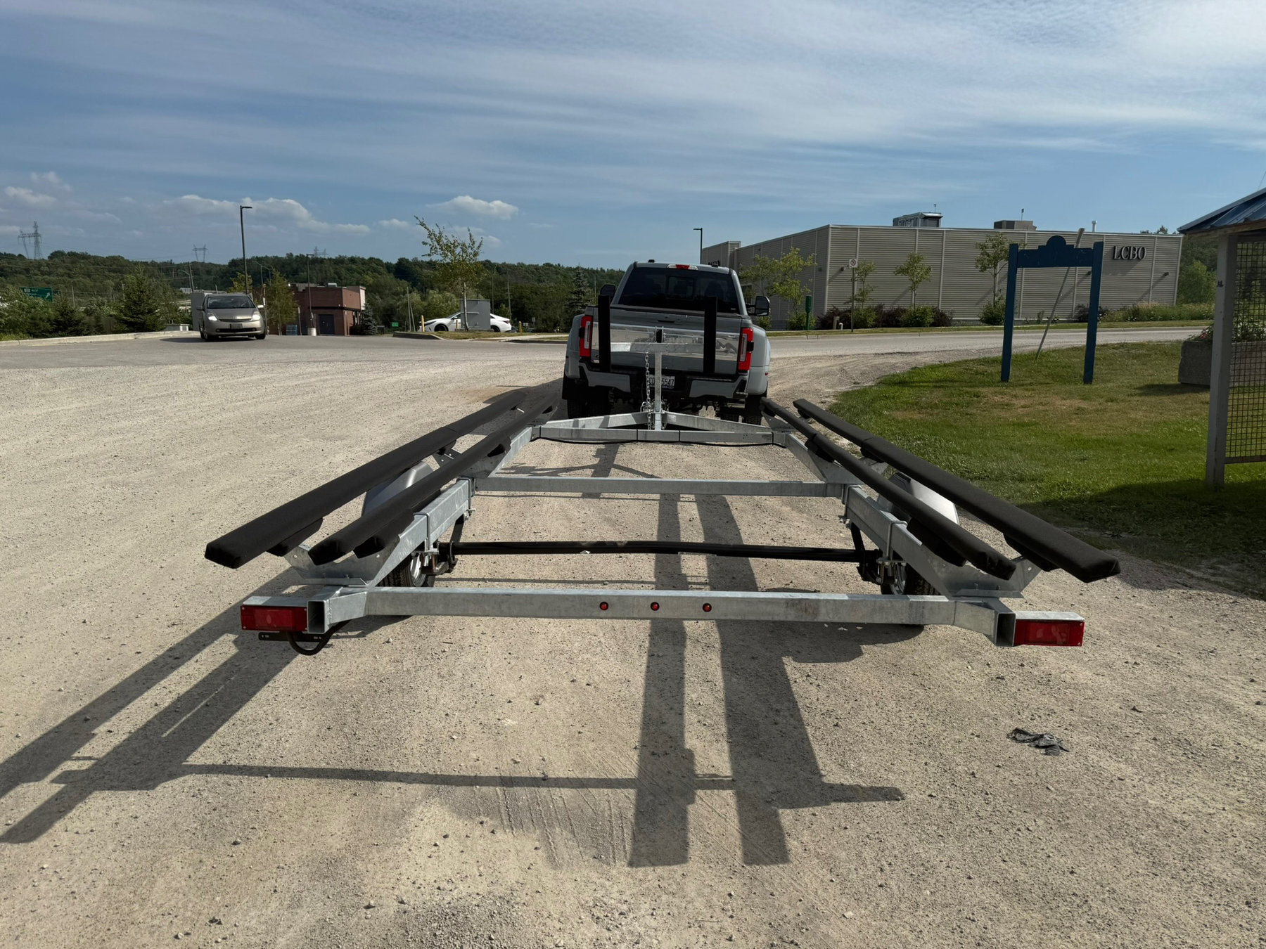 Galvanized Pontoon Boat Trailer Single Axle photo 5