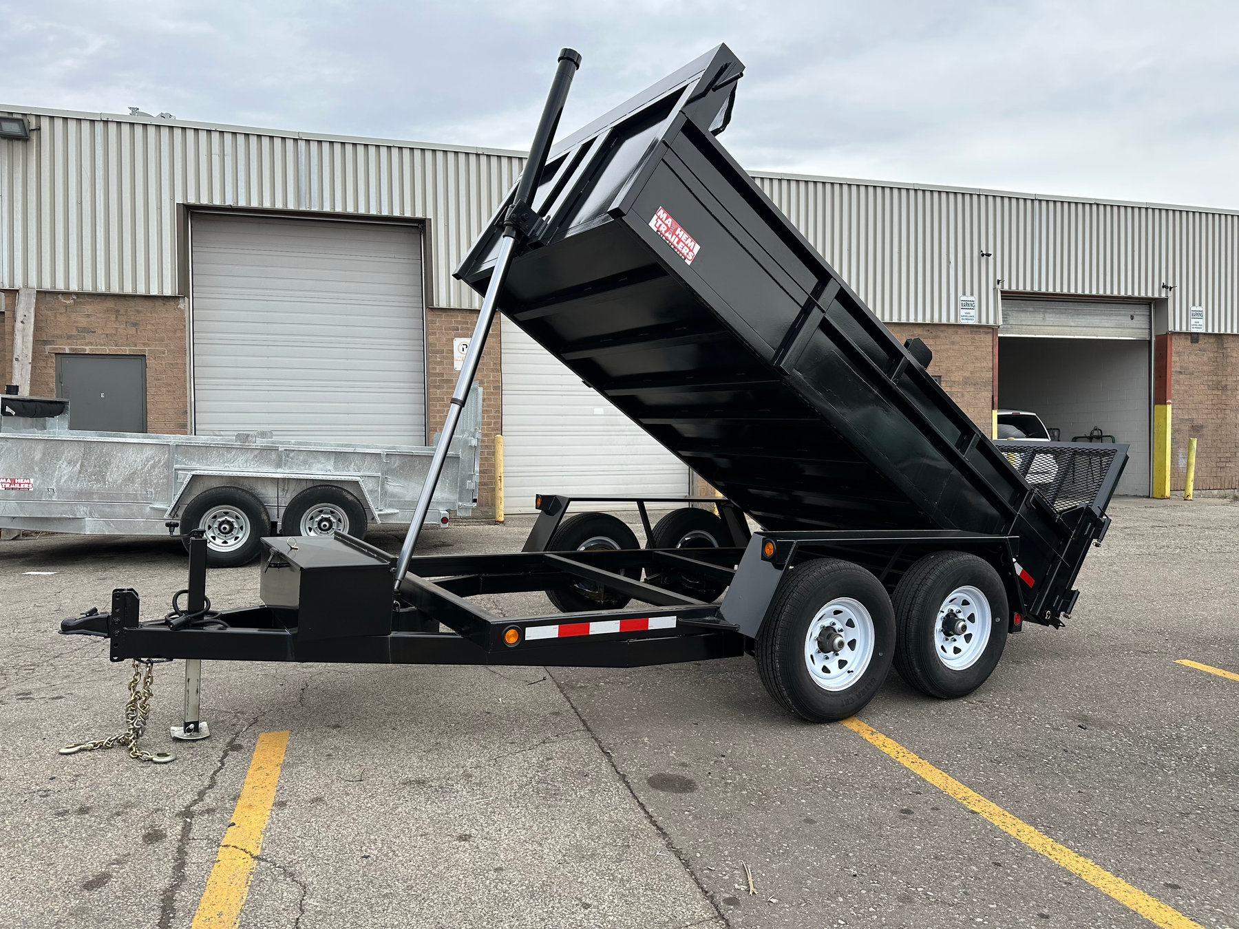 6'x 12' COMBO DUMP TRAILER - DTC612T7 photo 2