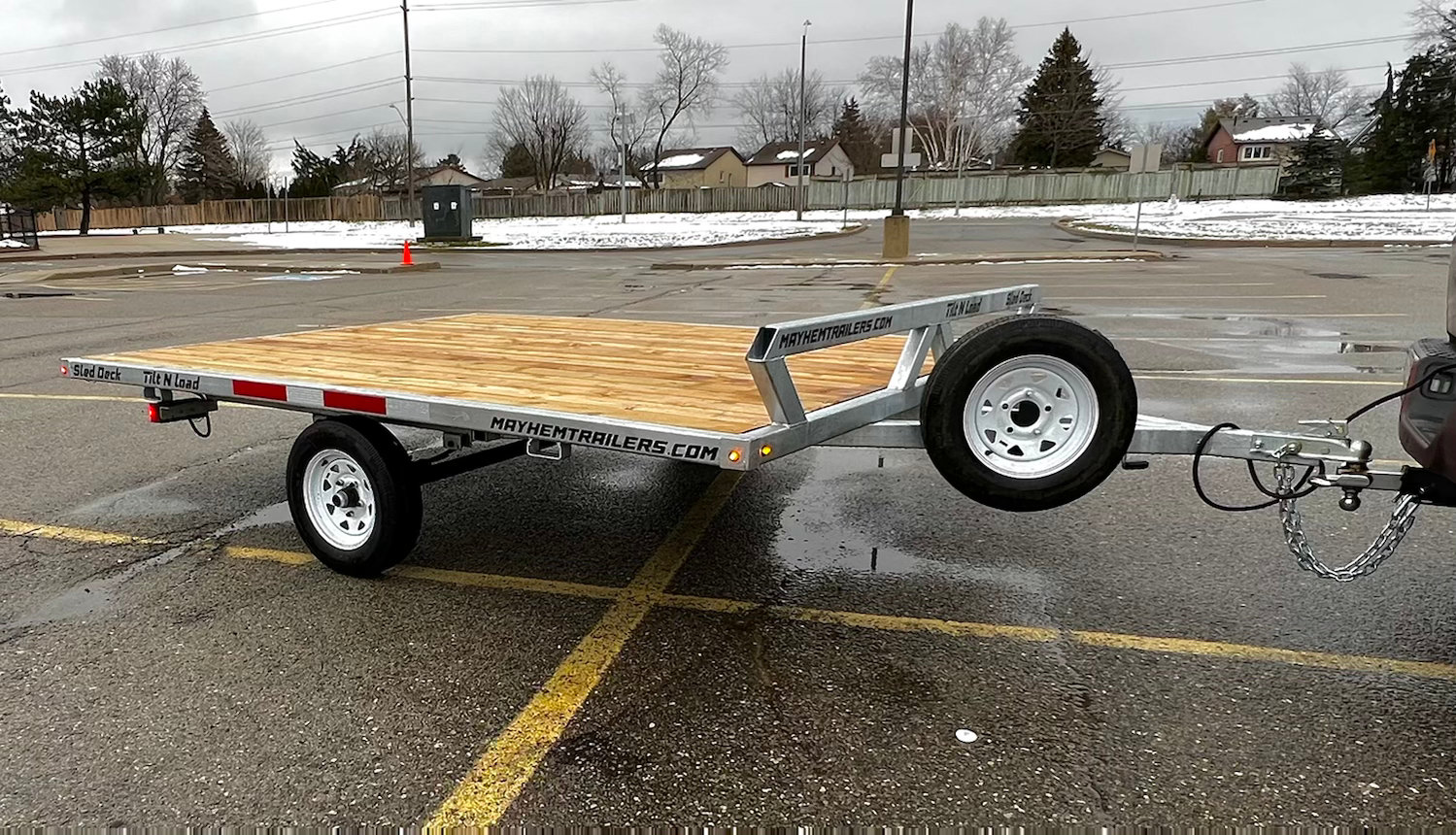 8'x12’ SNOWMOBILE TRAILER - FB810S photo 1